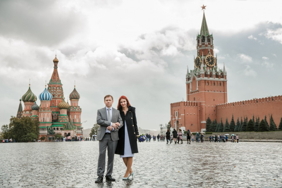 свадебная фотосессия на Красной площади