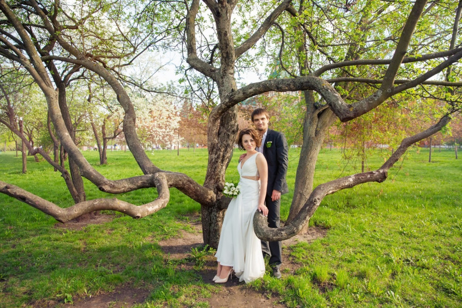 свадебная фотосессия в Коломенском